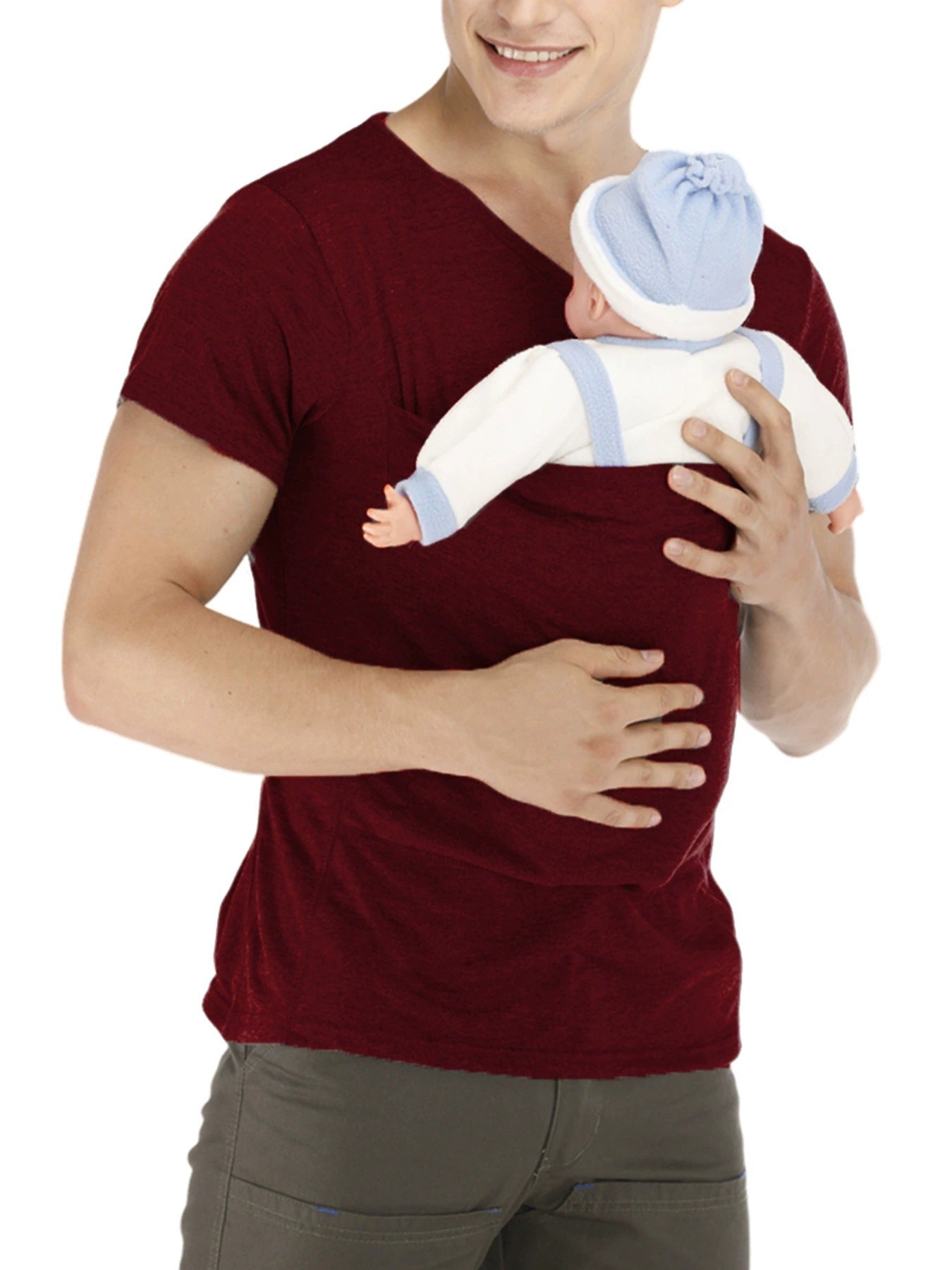 Casual Baby pouch shirt